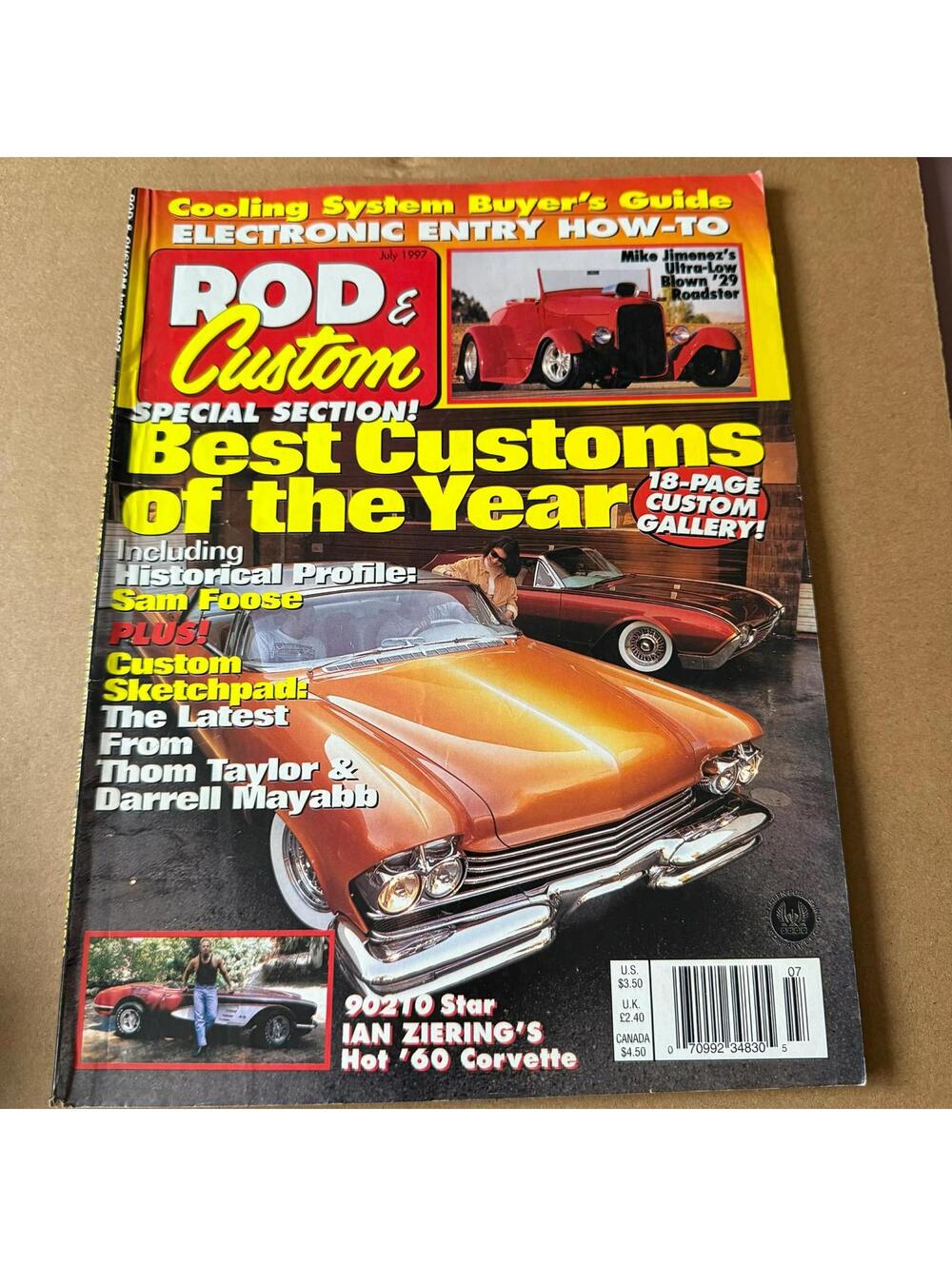 Vintage Hot Rodder Chevy Auto Magazine Custom Rodder B2